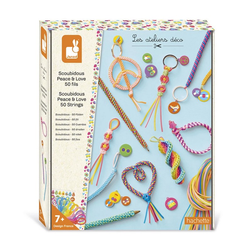 Set scoubidou fai da te per bambini dai 7 anni in su